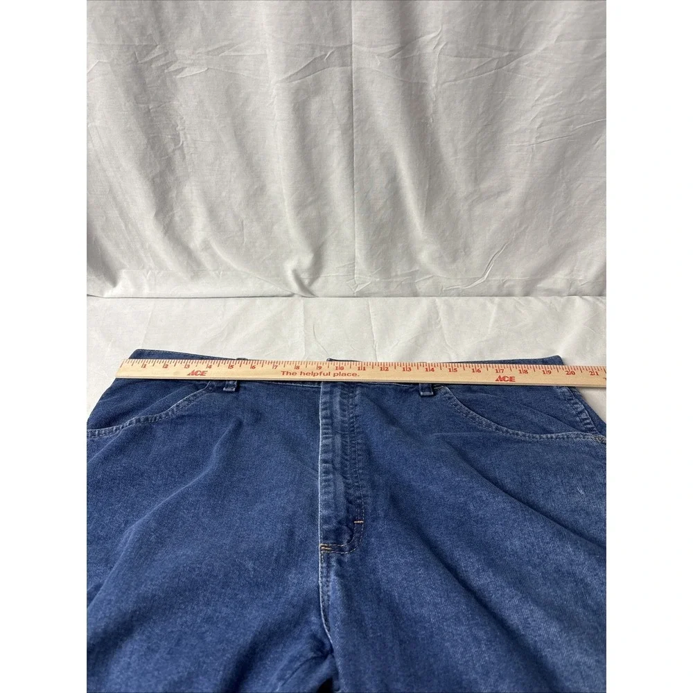 Wrangler Straight Leg Jeans Mens 40X30 Blue Medium Wash Regular Fit 85900DW
